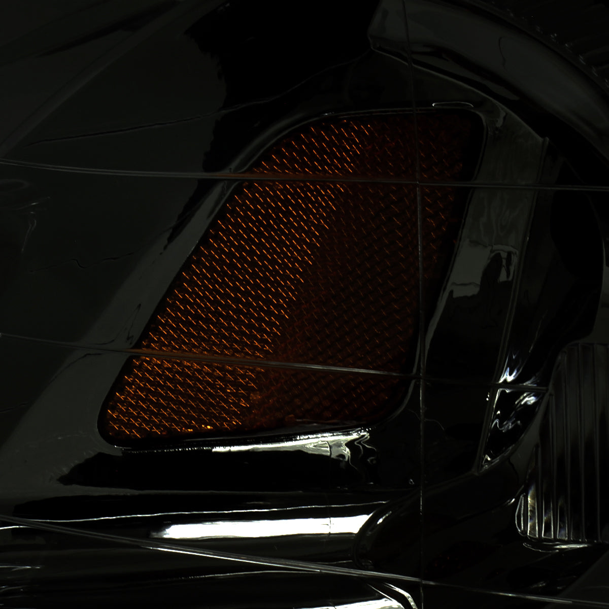 1999-2000 Honda Civic Factory Style Crystal Headlights (Chrome Housing/Smoked Lens)