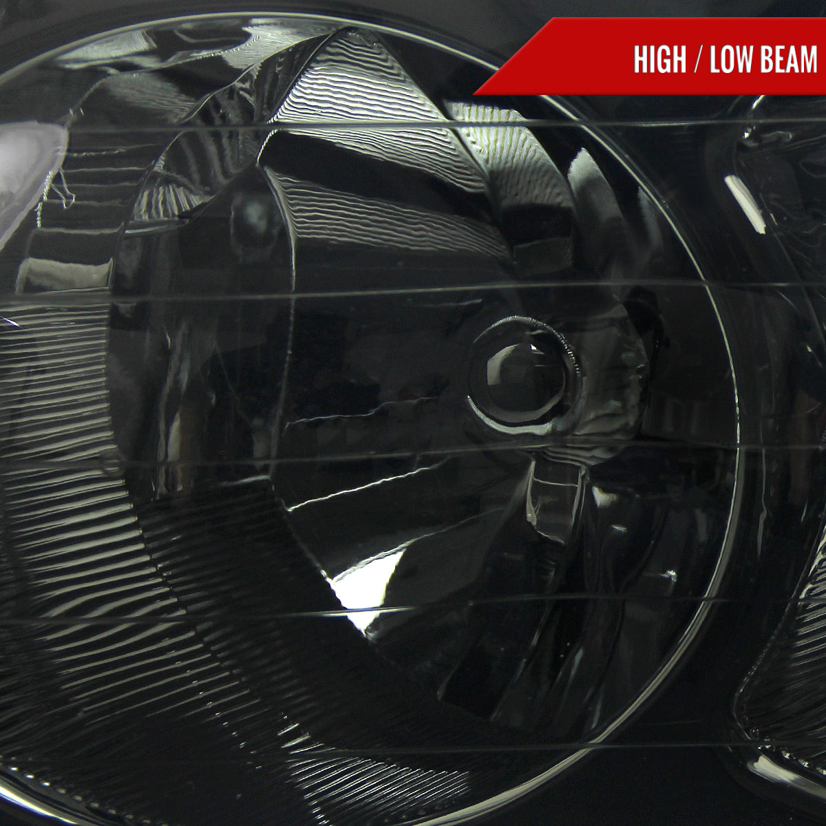 2002-2005 Dodge RAM 1500/ 2003-2005 RAM 2500 3500 Factory Style Headlights (Chrome Housing/Smoked Lens)