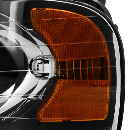 2002-2005 Dodge RAM 1500/ 2003-2005 RAM 2500 3500 Factory Style Headlights (Matte Black Housing/Clear Lens)