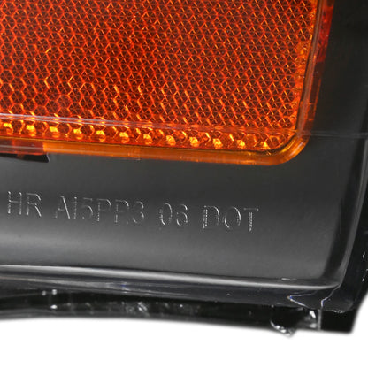 2002-2005 Dodge RAM 1500/ 2003-2005 RAM 2500 3500 Factory Style Headlights (Matte Black Housing/Clear Lens)