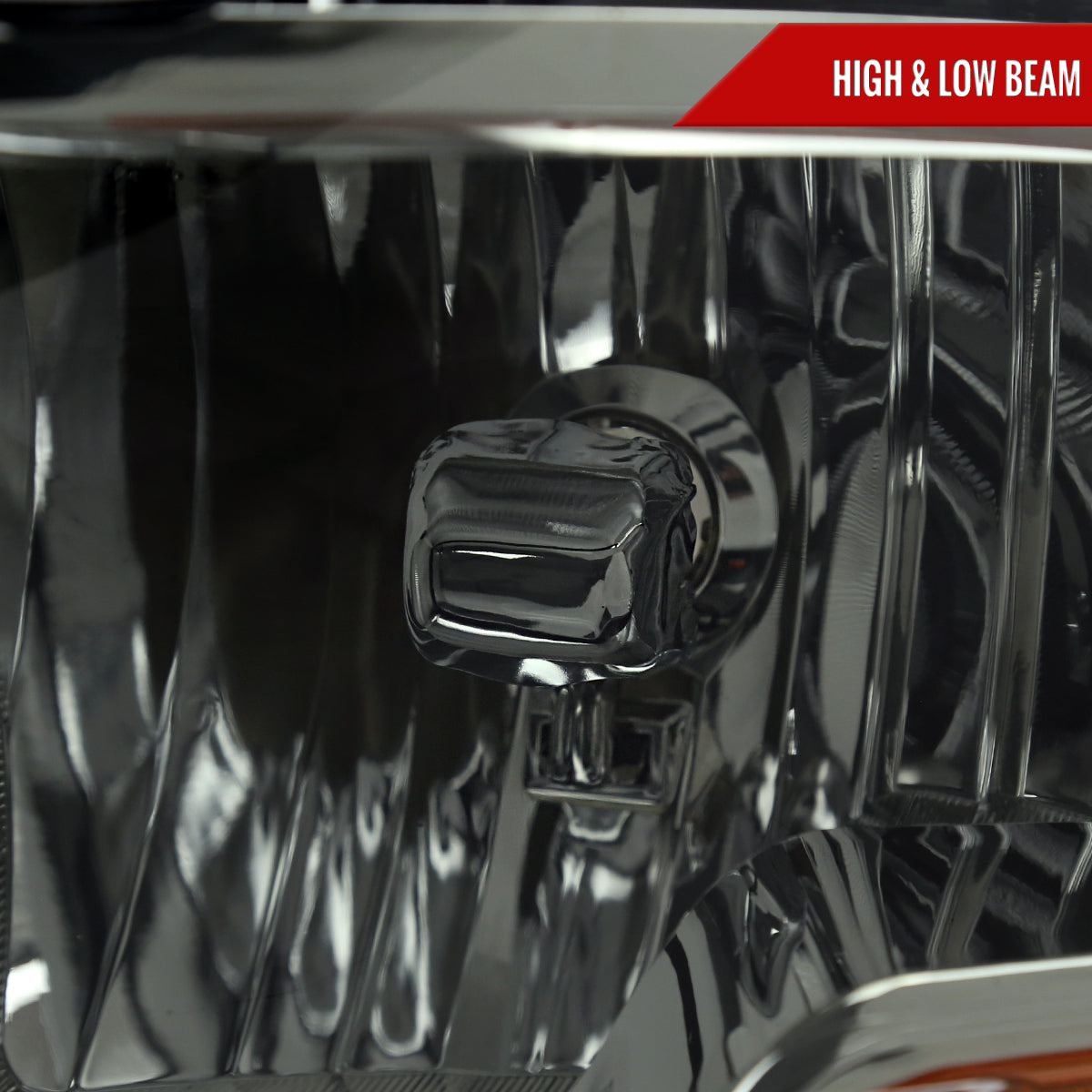 2009-2018 Dodge RAM 1500/ 2019-2023 RAM Classic/ 2010-2018 RAM 2500 3500 Factory Quad Style Headlights (Chrome Housing/Light Smoked Lens)