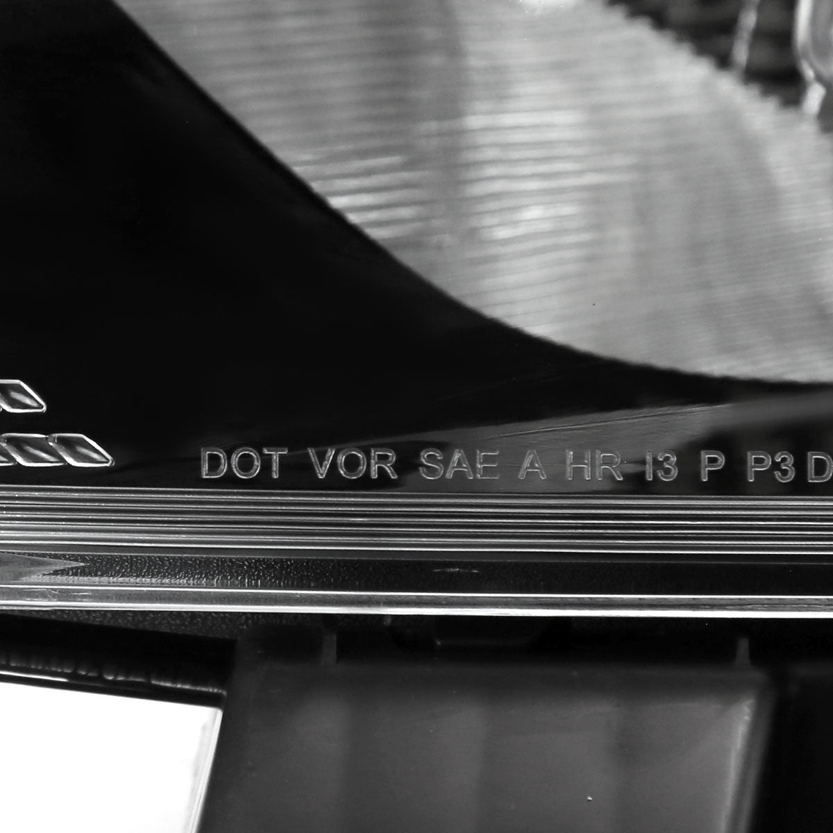 2013-2016 Dodge Dart Factory Style Headlights with Projector High/Low Beam - Passenger Side Only (Jet Black Housing/Clear Lens)
