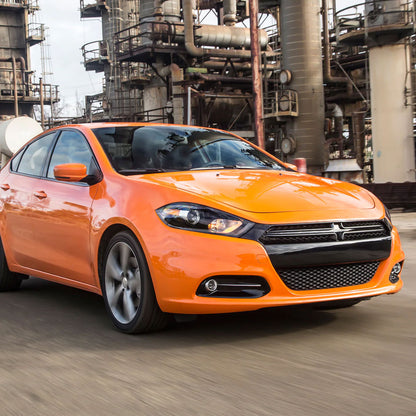 2013-2016 Dodge Dart Factory Style Headlights with Projector High/Low Beam - Passenger Side Only (Jet Black Housing/Clear Lens)