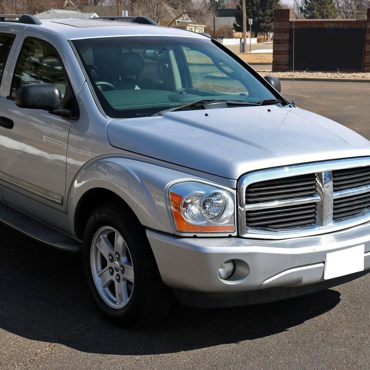 2004-2006 Dodge Durango Factory Style Headlights (Chrome Housing/Clear Lens)