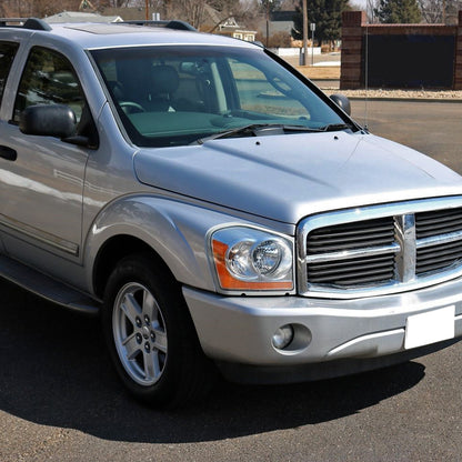 2004-2006 Dodge Durango Factory Style Headlights (Chrome Housing/Clear Lens)