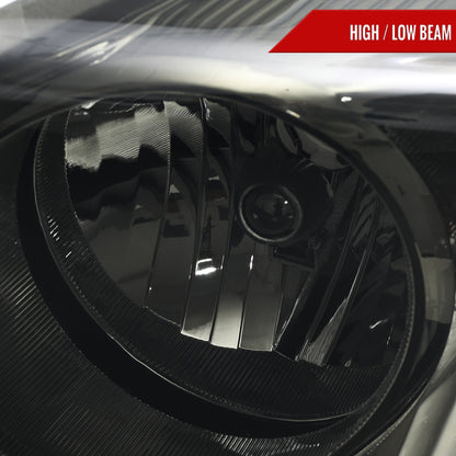 2004-2006 Dodge Durango Factory Style Headlights (Chrome Housing/Smoked Lens)