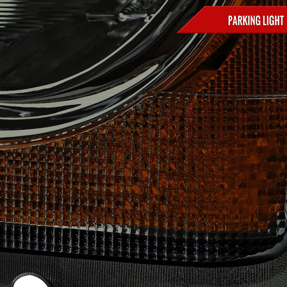 2004-2006 Dodge Durango Factory Style Headlights (Chrome Housing/Smoked Lens)