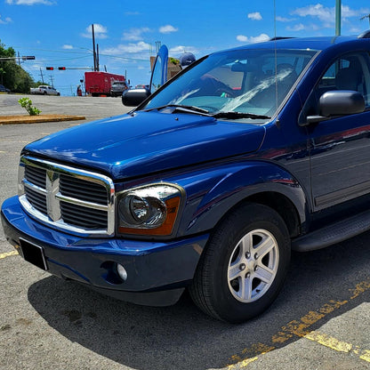 2004-2006 Dodge Durango Factory Style Headlights (Chrome Housing/Smoked Lens)