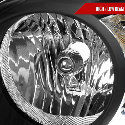 2004-2006 Dodge Durango Factory Style Headlights (Matte Black Housing/Clear Lens)