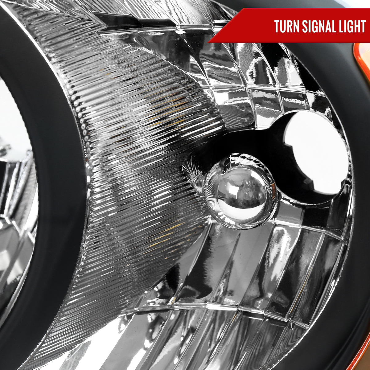 2004-2006 Dodge Durango Factory Style Headlights (Matte Black Housing/Clear Lens)