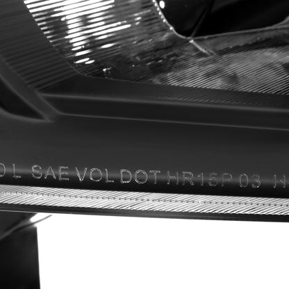 2003-2008 Honda Element Factory Style Headlights (Matte Black Housing/Clear Lens)