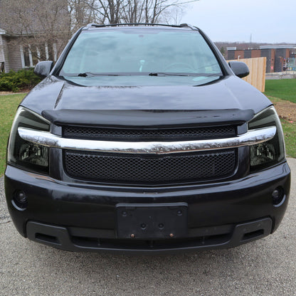 2005-2009 Chevy Equinox Factory Style Headlights with Sequential Switchback LED Bar Turn Signal (Matte Black Housing / Smoked Lens)