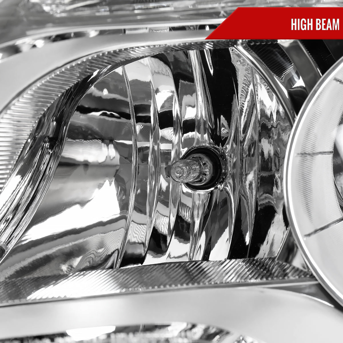 2010??2015 Chevrolet Equinox Factory Style Headlights (Chrome Housing / Clear Lens)