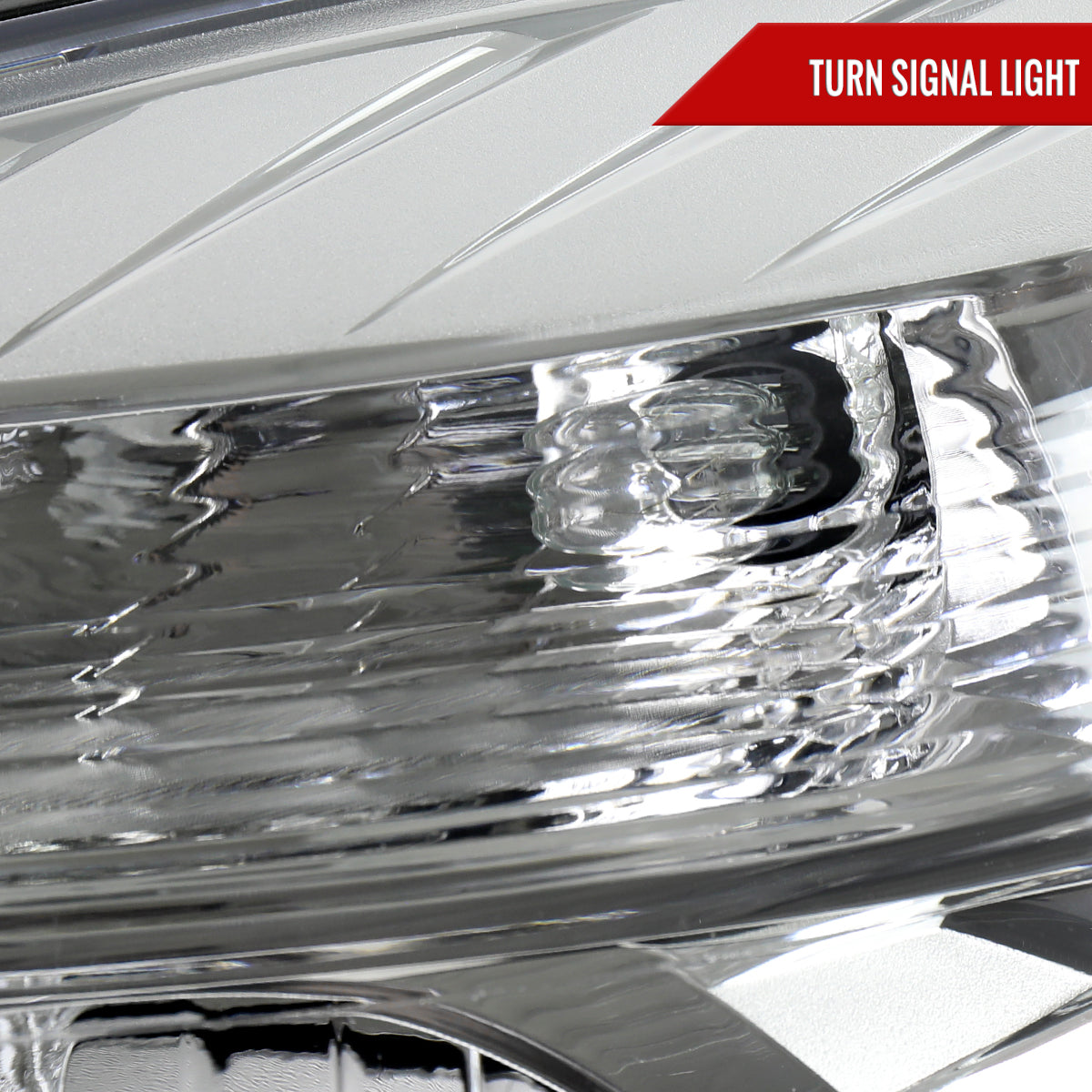 2010??2015 Chevrolet Equinox Factory Style Headlights (Chrome Housing / Clear Lens)