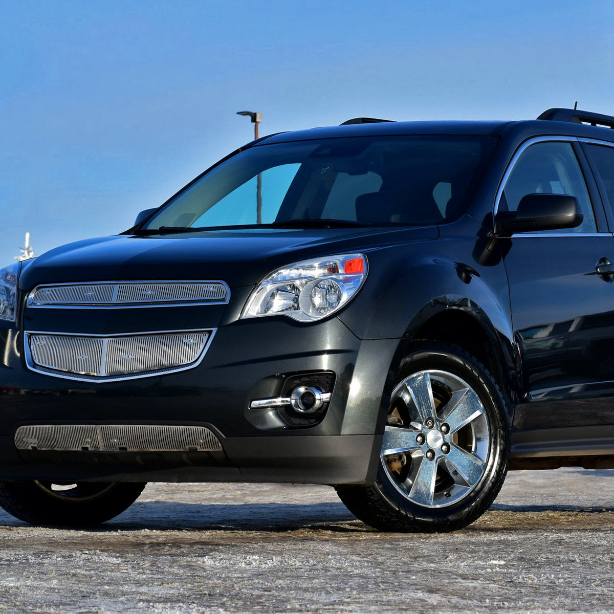 2010??2015 Chevrolet Equinox Driver Side Factory Style Headlight (Chrome Housing / Clear Lens)