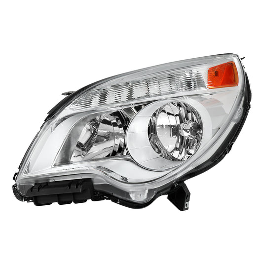 2010??2015 Chevrolet Equinox Driver Side Factory Style Headlight (Chrome Housing / Clear Lens)