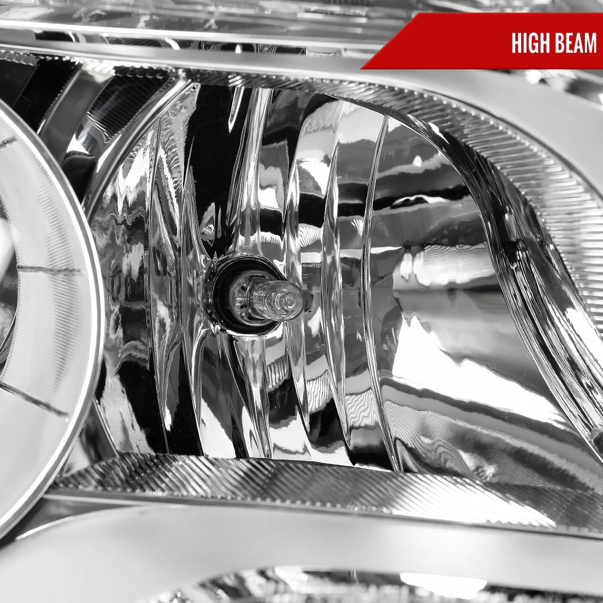 2010??2015 Chevrolet Equinox Passenger Side Factory Style Headlight (Chrome Housing / Clear Lens)