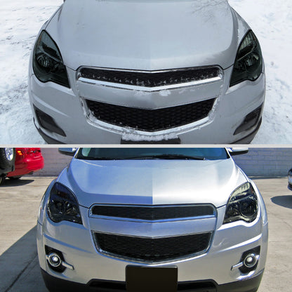 2010??2015 Chevrolet Equinox Factory Style Headlights (Chrome Housing / Smoked Lens)