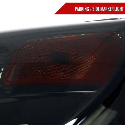 2010??2015 Chevrolet Equinox Factory Style Headlights (Chrome Housing / Smoked Lens)