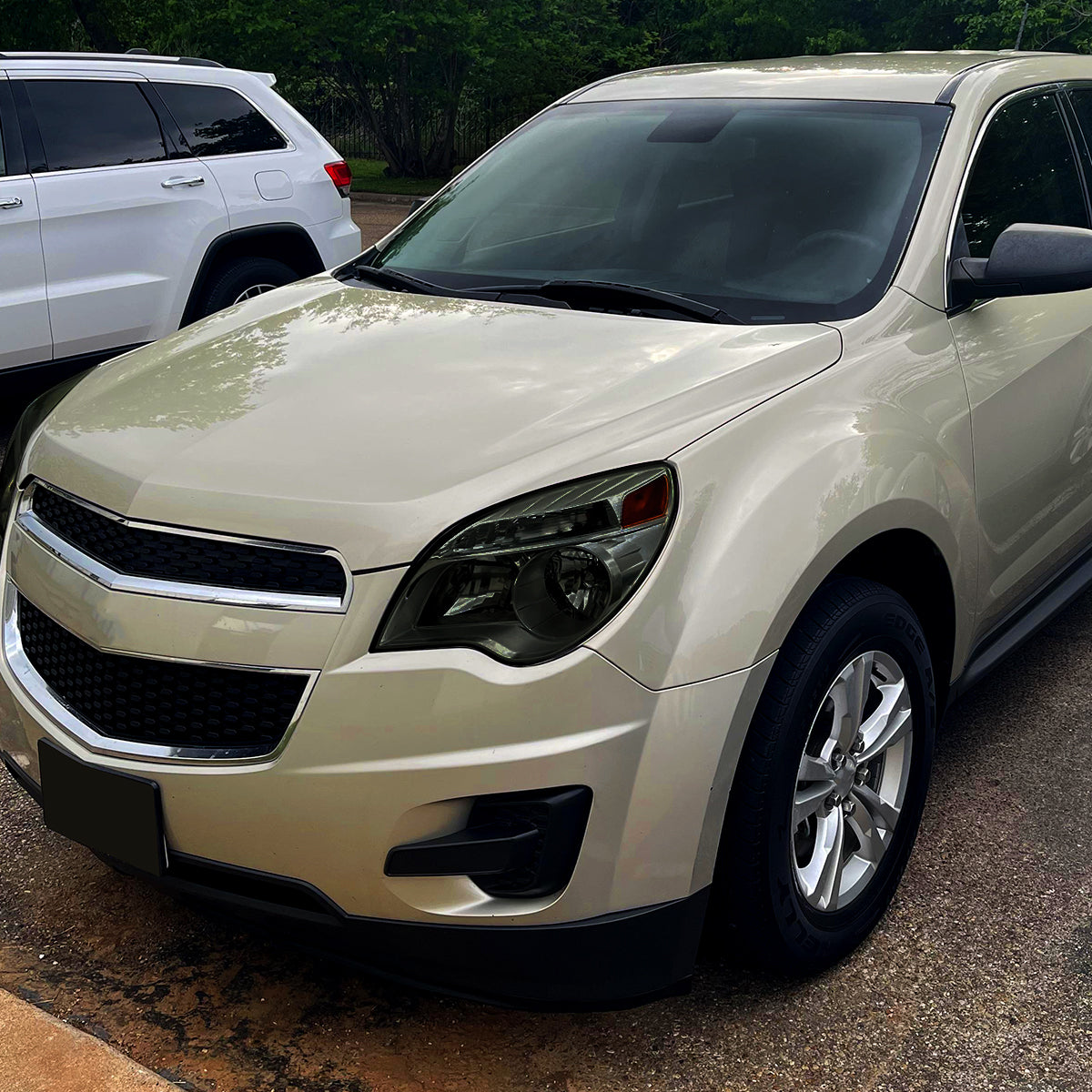 2010??2015 Chevrolet Equinox Factory Style Headlights (Chrome Housing / Smoked Lens)