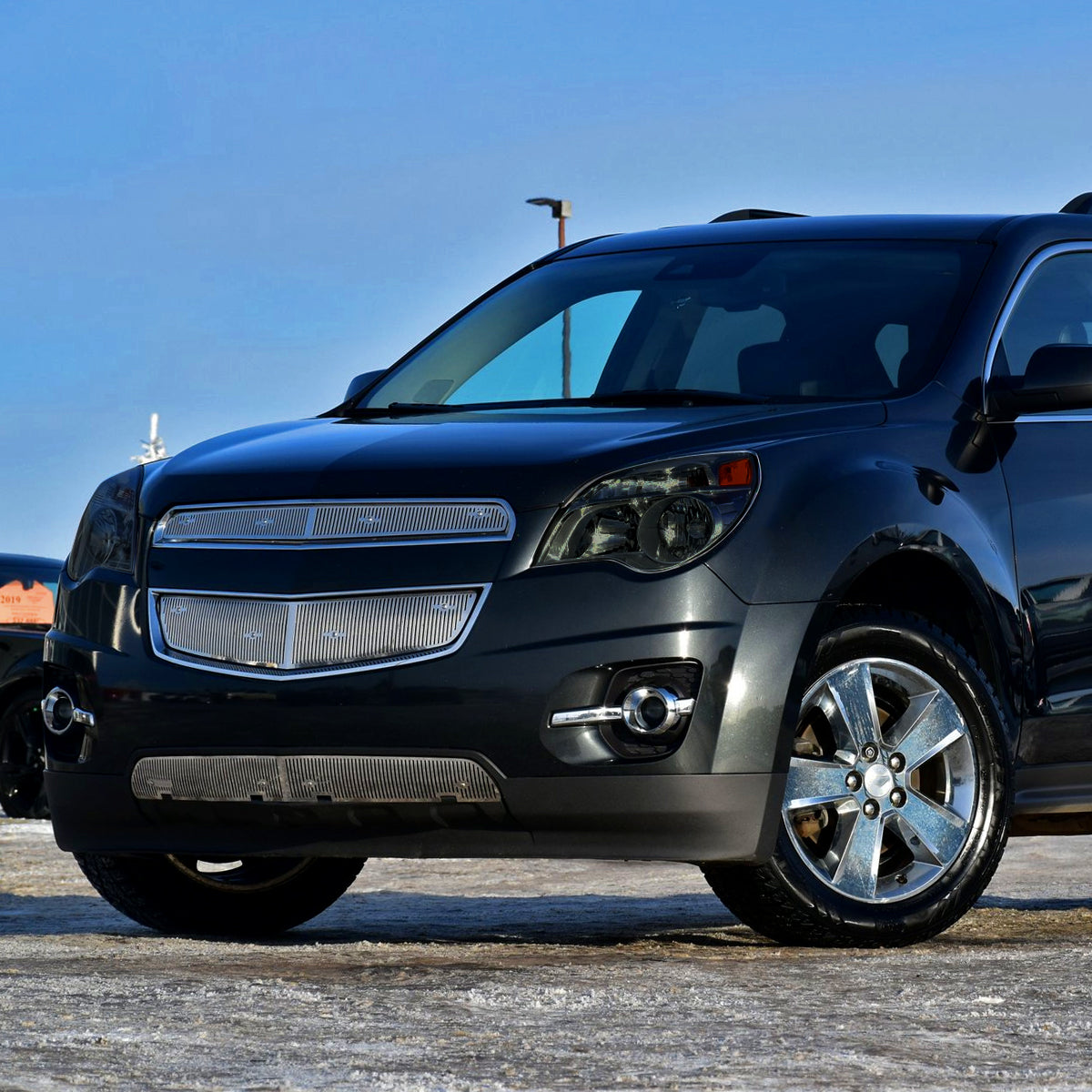 2010??2015 Chevrolet Equinox Factory Style Headlights (Chrome Housing / Smoked Lens)