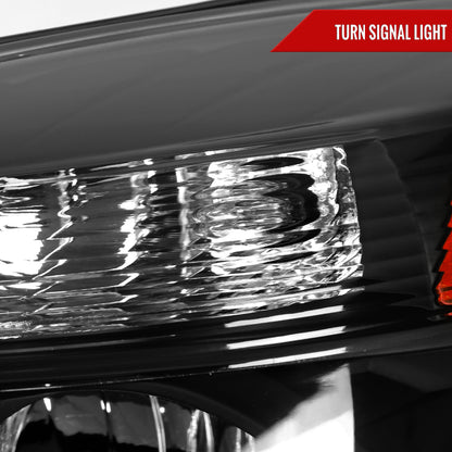 2010??2015 Chevrolet Equinox Factory Style Headlights (Matte Black Housing / Clear Lens)