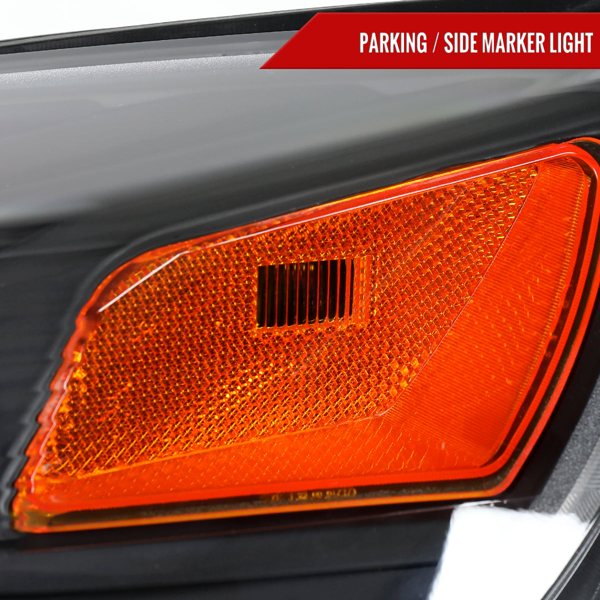 2010??2015 Chevrolet Equinox Factory Style Headlights (Matte Black Housing / Clear Lens)