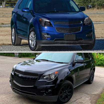 2010??2015 Chevrolet Equinox Factory Style Headlights (Matte Black Housing / Clear Lens)