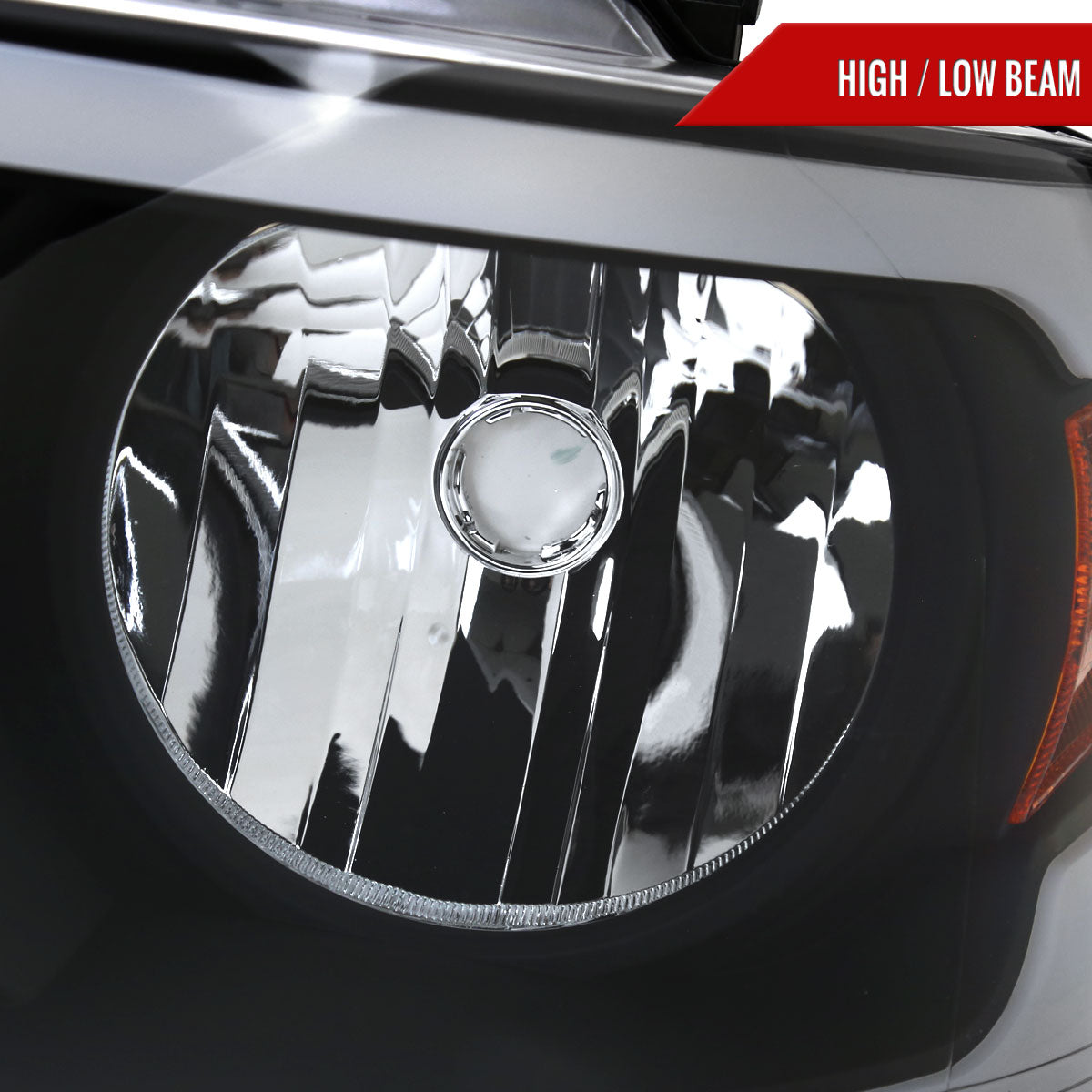 2004-2008 Ford F-150/ 2006-2008 Lincoln Mark LT LED Strip Factory Style Headlights (Matte Black Housing/Clear Lens)