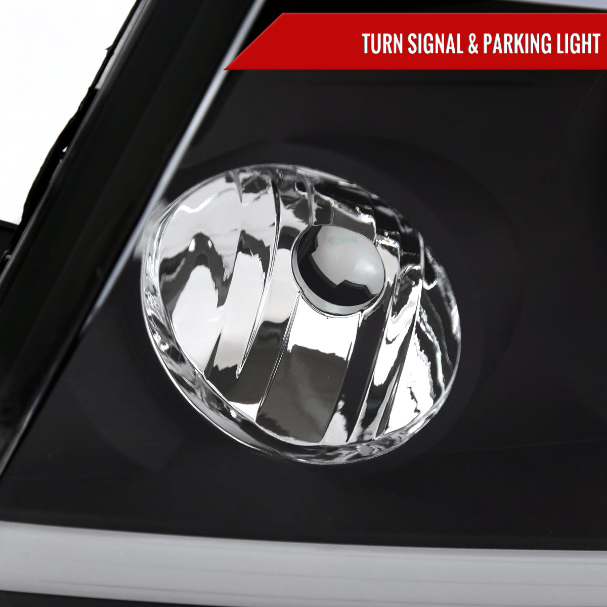 2004-2008 Ford F-150/ 2006-2008 Lincoln Mark LT LED Strip Factory Style Headlights (Matte Black Housing/Clear Lens)