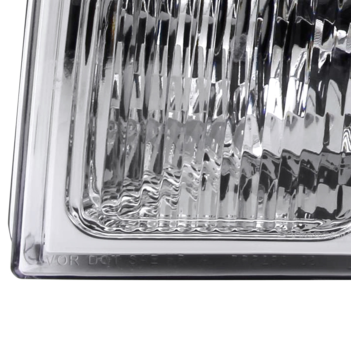 2009-2014 Ford F-150 Factory Style Crystal Headlights w/ Amber Reflector (Chrome Housing/Clear Lens)