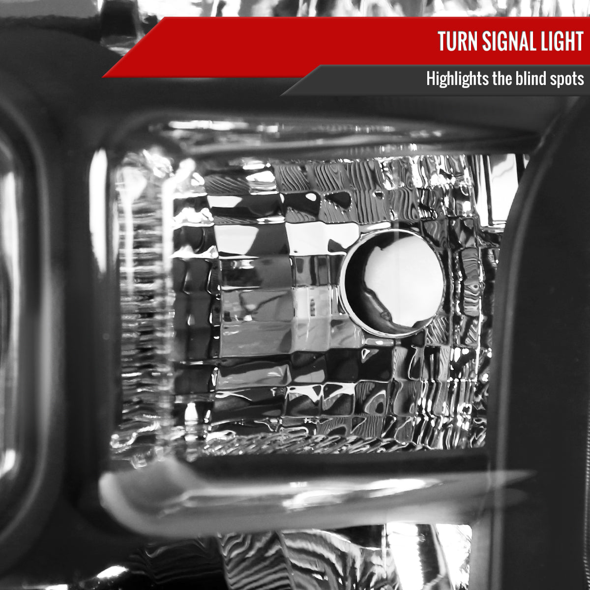 2015-2017 Ford F-150 Replacement Factory Style Headlights (Matte Black Housing/Clear Lens)