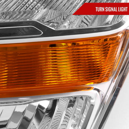 2021-2023 Ford F-150  Factory Style Headlight (Chrome Housing / Clear Lens ) - Driver Side Ony