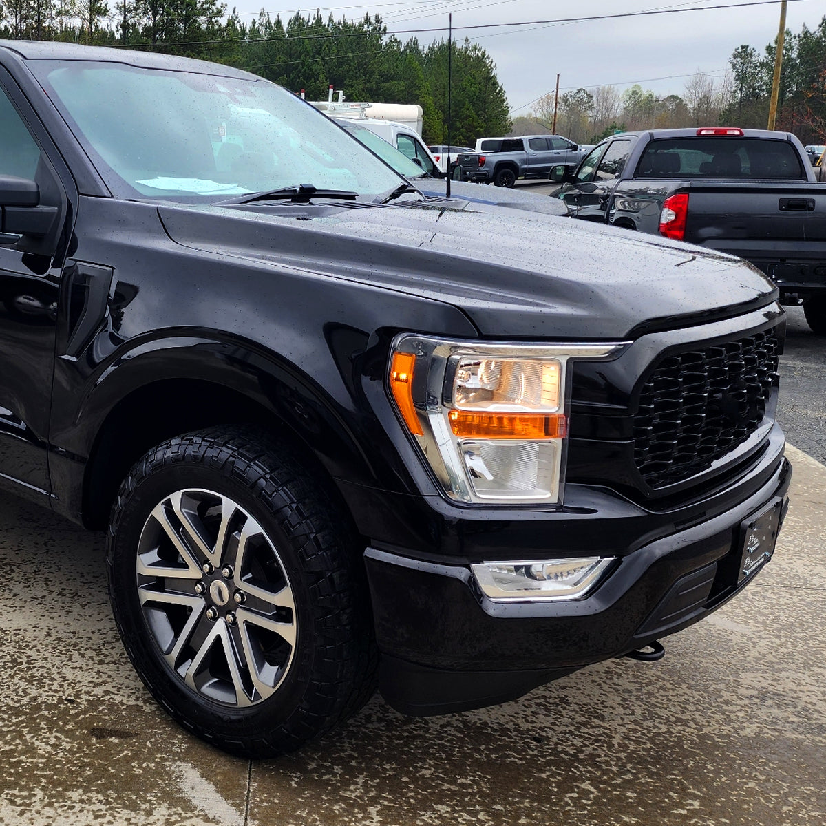 2021-2023 Ford F-150  Factory Style Headlight (Chrome Housing / Clear Lens ) - Passenger Side Only