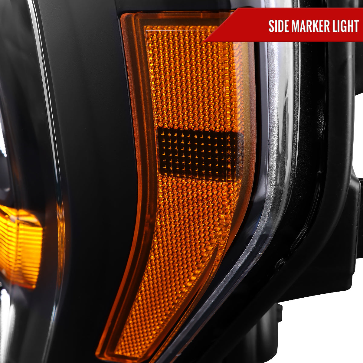 2021-2023 Ford F-150  Factory Style Headlight (Matte Black Housing / Clear Lens ) - Driver Side Only