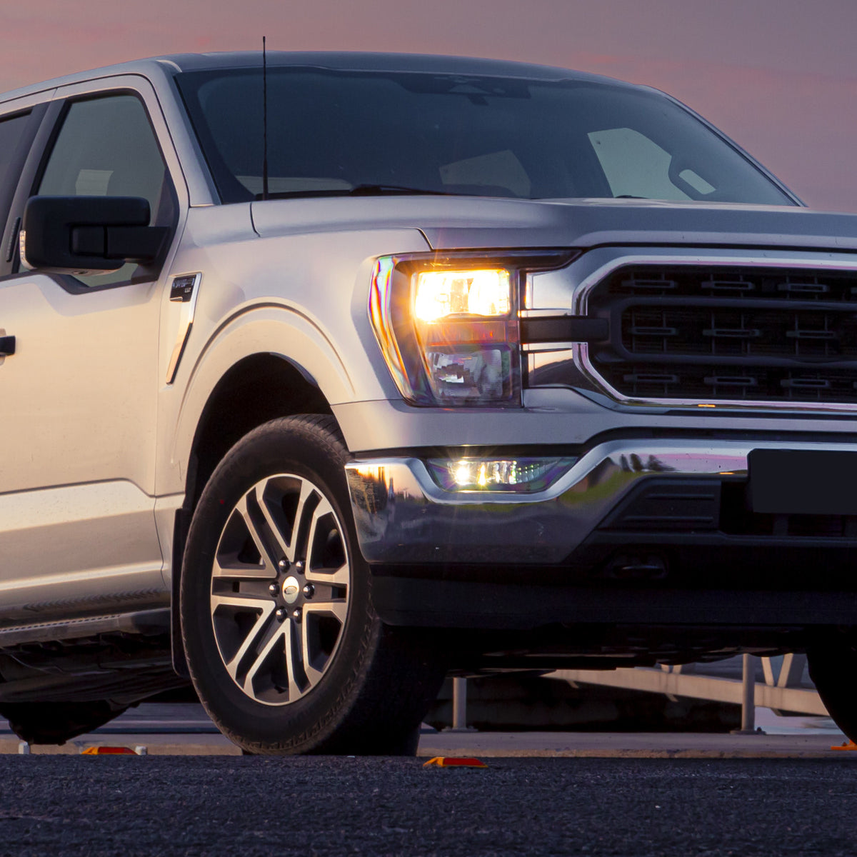 2021-2023 Ford F-150  Factory Style Headlight (Matte Black Housing / Clear Lens ) - Passenger Side Only