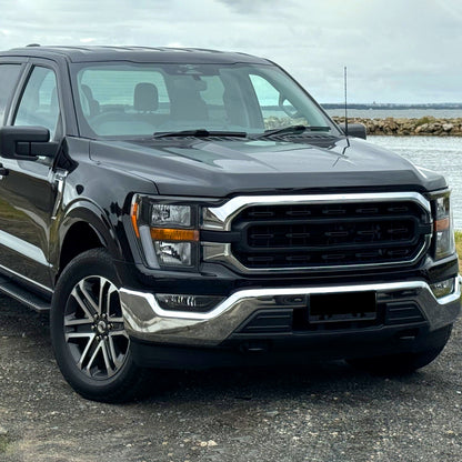 2021-2023 Ford F-150  Factory Style Headlight (Matte Black Housing / Clear Lens ) - Passenger Side Only