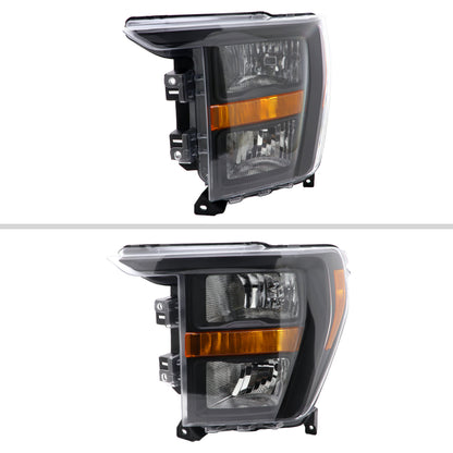2021-2023 Ford F-150  Factory Style Headlight (Matte Black Housing / Clear Lens )
