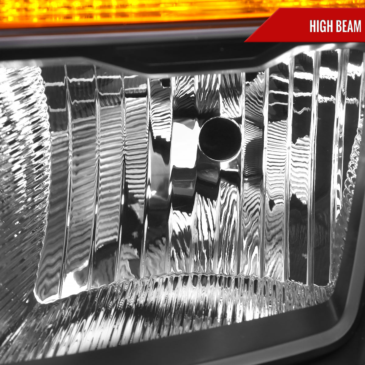 2021-2023 Ford F-150  Factory Style Headlight (Matte Black Housing / Clear Lens )