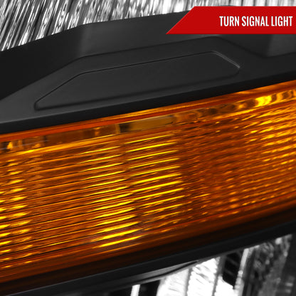 2021-2023 Ford F-150  Factory Style Headlight (Matte Black Housing / Clear Lens )