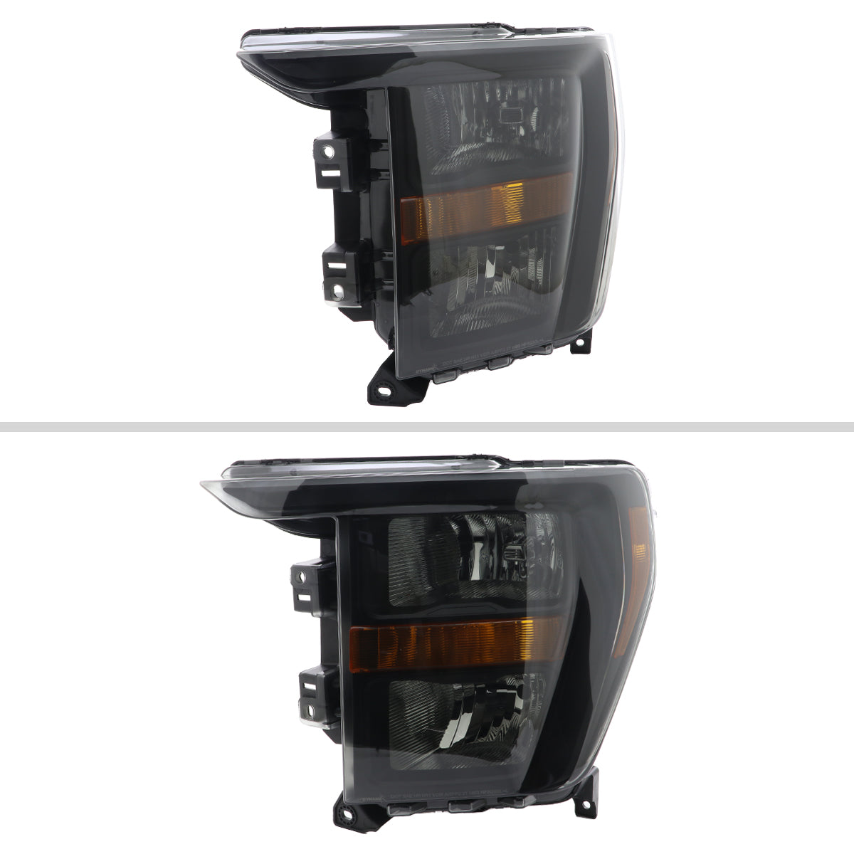 2021-2023 Ford F-150  Factory Style Headlight (Black Housing / Smoked Lens )