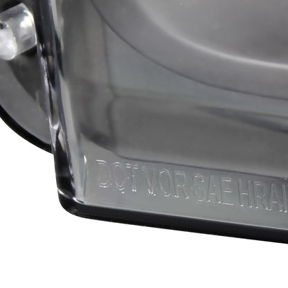 2008-2010 Ford F-250/F-350/F-450 Super Duty Factory Style Headlights w/ Amber Reflectors (Matte Black Housing/Clear Lens)