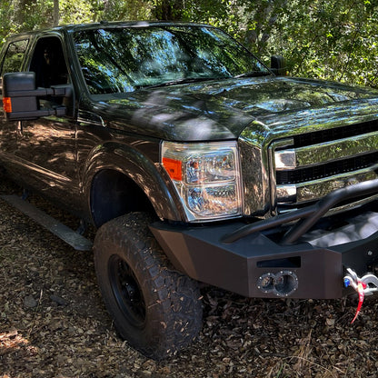 2011-2016 Ford F-250/F-350/F-450/F-550 Super Duty Factory Style Headlights w/ Amber Reflectors (Chrome Housing/Clear Lens)
