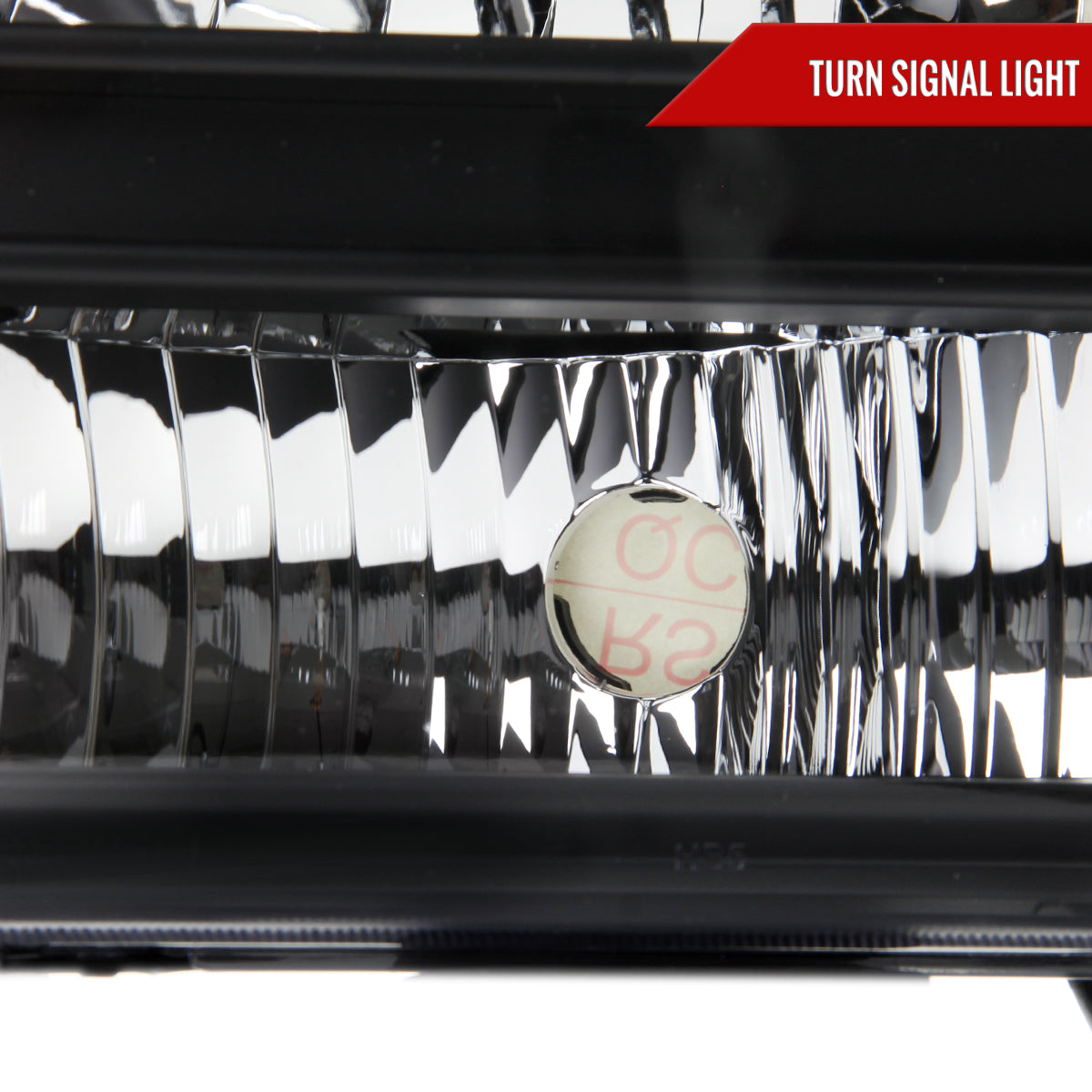 1999-2004 Ford Excursion/F-250/F-350/F-450/F-550 Crystal Headlights (Matte Black Housing/Clear Lens)