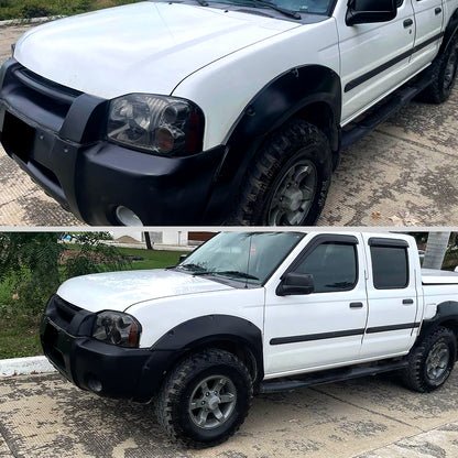 2001-2004 Nissan Frontier XE Factory Style Headlight (Chrome Housing/Smoked Lens)