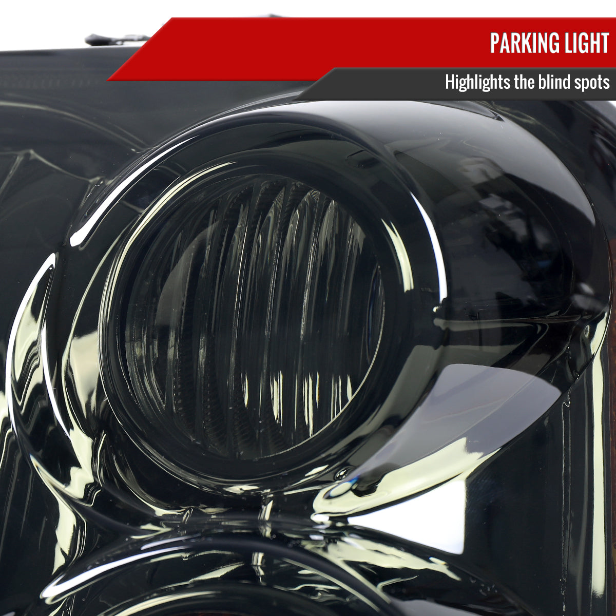 2001-2004 Nissan Frontier XE Factory Style Headlight (Chrome Housing/Smoked Lens)