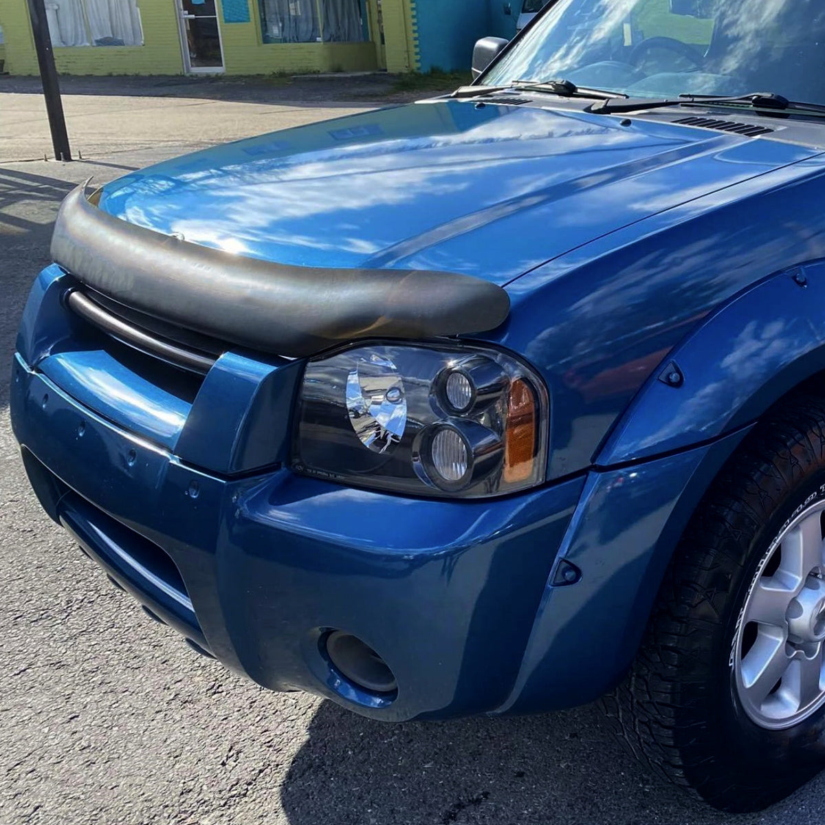 2001-2004 Nissan Frontier XE Factory Style Headlights (Matte Black Housing/Clear Lens)