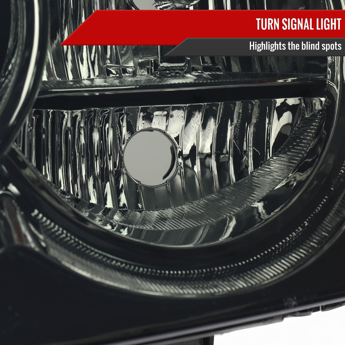 2005-2007 Jeep Grand Cherokee Factory Style Headlights (Chrome Housing/Smoked Lens)