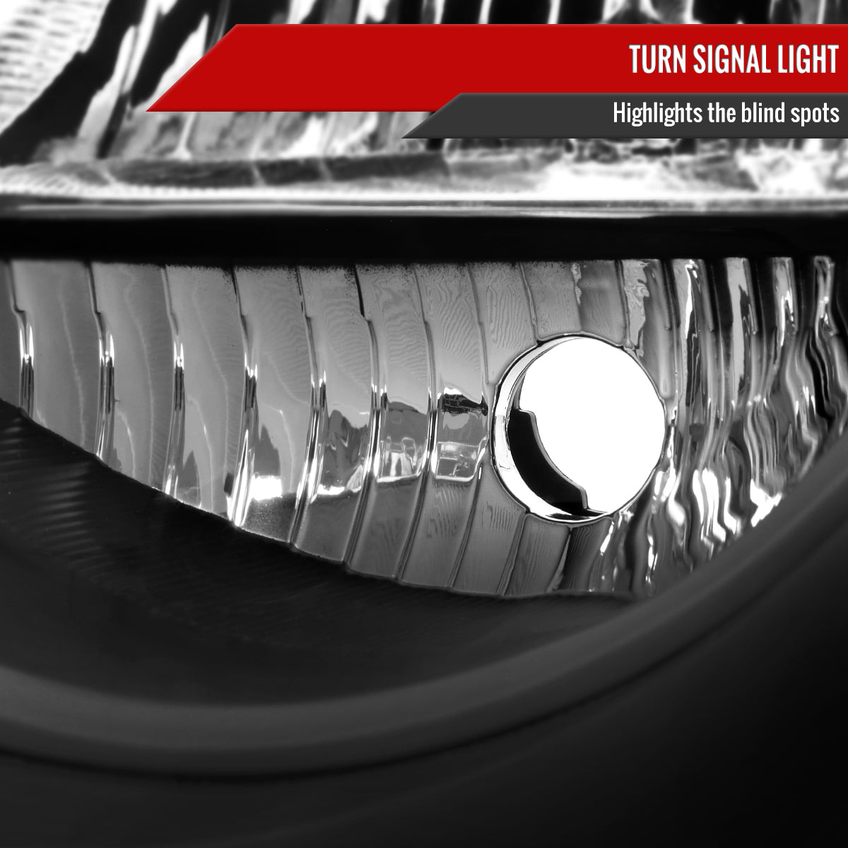 2005-2007 Jeep Grand Cherokee Factory Style Headlights (Matte Black Housing/Clear Lens)