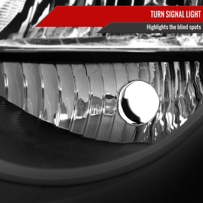 2005-2007 Jeep Grand Cherokee Factory Style Headlights (Matte Black Housing/Clear Lens)